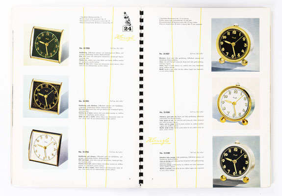 Kienzle Uhrenfabrik Schwenningen, Uhrenkatalog Nummer 153 von 1955, Seite 4
