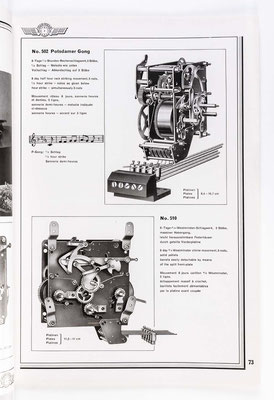 Kienzle Uhrenkatalog Nr. 634, von 1934, Seite 73