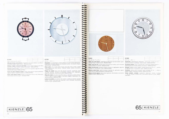 Uhrenkatalog der Kienzle Uhrenfabrik Schwenningen, von 1968, Katalognummer 305