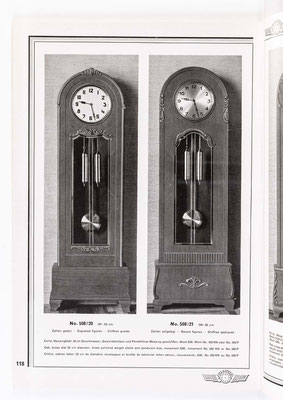 Kienzle Uhrenkatalog Nr. 634, von 1934, Seite 118