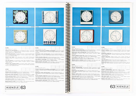 Uhrenkatalog der Kienzle Uhrenfabrik Schwenningen, von 1968, Katalognummer 305