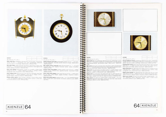 Uhrenkatalog der Kienzle Uhrenfabrik Schwenningen, von 1968, Katalognummer 305