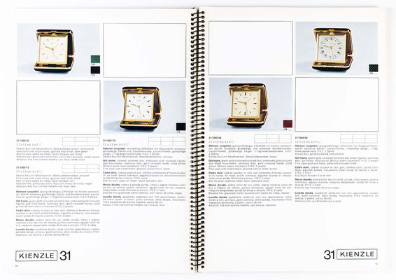 Uhrenkatalog der Kienzle Uhrenfabrik Schwenningen, von 1968, Katalognummer 305
