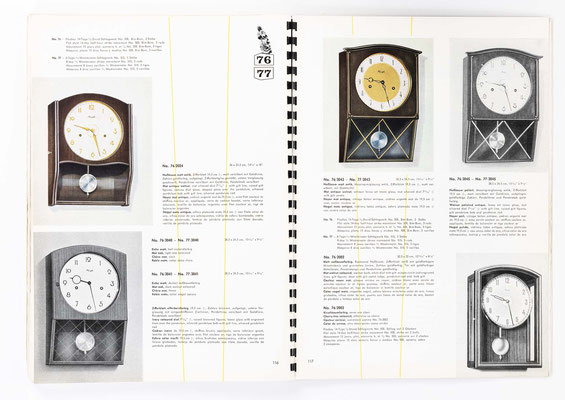 Kienzle Uhrenfabrik Schwenningen, Uhrenkatalog Nummer 153 von 1955, Seite 59