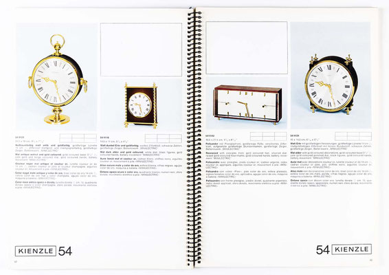 Uhrenkatalog der Kienzle Uhrenfabrik Schwenningen, von 1968, Katalognummer 305