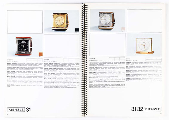 Uhrenkatalog der Kienzle Uhrenfabrik Schwenningen, von 1968, Katalognummer 305