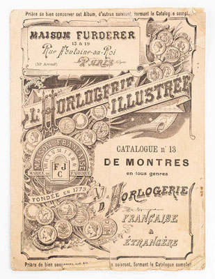 Catalog No 13, Horlogerie Illustree, Maison Furderer