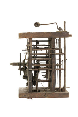Schwarzwälder Surrer, mit Händleretiket aus Italien, Schwarzwald um 1860, Seitenansicht