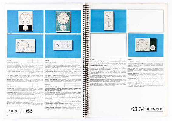 Uhrenkatalog der Kienzle Uhrenfabrik Schwenningen, von 1968, Katalognummer 305