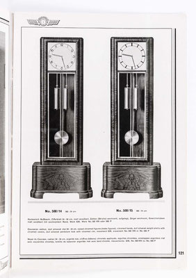 Kienzle Uhrenkatalog Nr. 634, von 1934, Seite 121