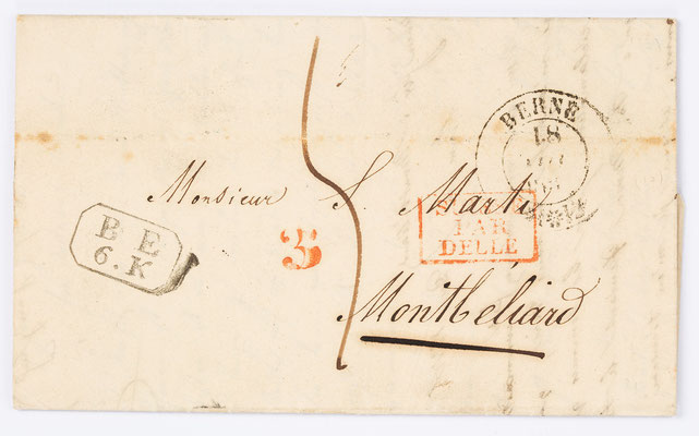 17. November 1837, Brief von I. Seiler (Bern) an Samuel Marti (Montbéliard)