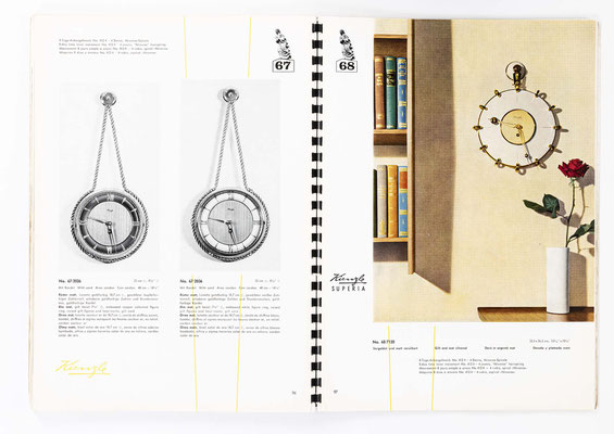 Kienzle Uhrenfabrik Schwenningen, Uhrenkatalog Nummer 153 von 1955, Seite 49