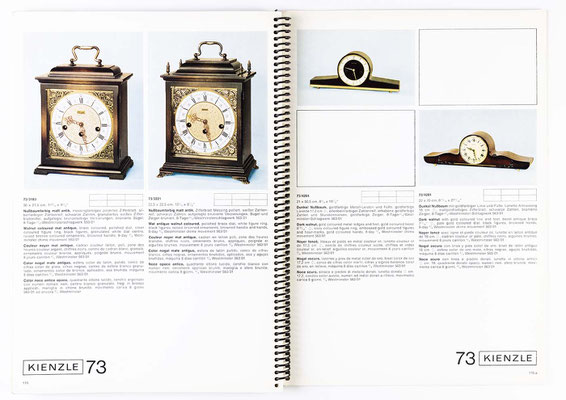 Uhrenkatalog der Kienzle Uhrenfabrik Schwenningen, von 1968, Katalognummer 305