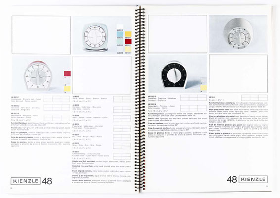 Uhrenkatalog der Kienzle Uhrenfabrik Schwenningen, von 1968, Katalognummer 305