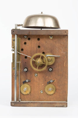 Uhrwerk der Bracket Clock von Matthä Winterhalder, Schwarzwald um 1855