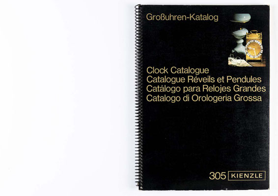 Uhrenkatalog der Kienzle Uhrenfabrik Schwenningen, von 1968, Katalognummer 305