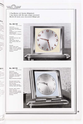 Kienzle Uhrenkatalog Nr. 634, von 1934, Seite 33