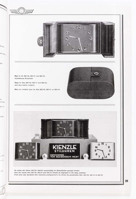 Kienzle Uhrenkatalog Nr. 634, von 1934, Seite 29