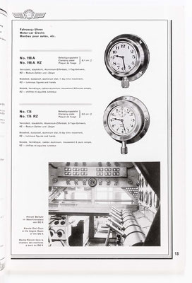 Kienzle Uhrenkatalog Nr. 634, von 1934, Seite 13