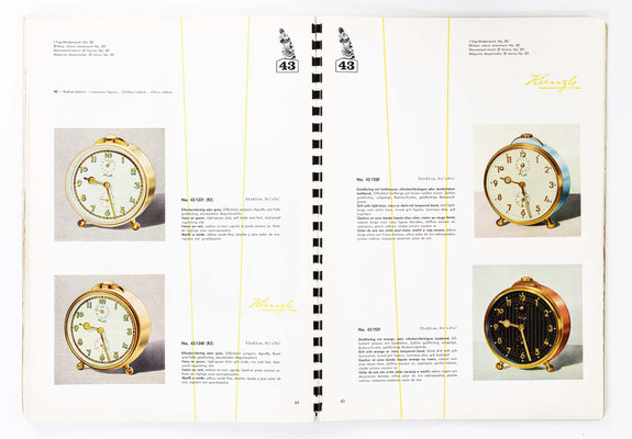 Kienzle Uhrenfabrik Schwenningen, Uhrenkatalog Nummer 153 von 1955, Seite 33