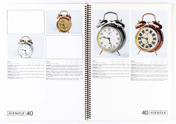 Uhrenkatalog der Kienzle Uhrenfabrik Schwenningen, von 1968, Katalognummer 305