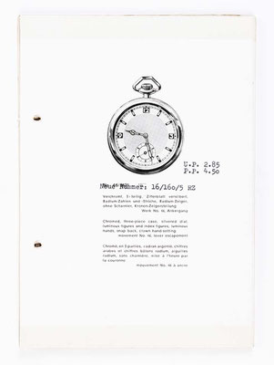 Kienzle Uhrenkatalog für Taschen- und Armbanduhren, Schwenningen, 1939, Seite 8