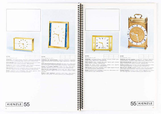 Uhrenkatalog der Kienzle Uhrenfabrik Schwenningen, von 1968, Katalognummer 305