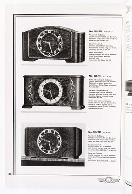 Kienzle Uhrenkatalog Nr. 634, von 1934, Seite 80