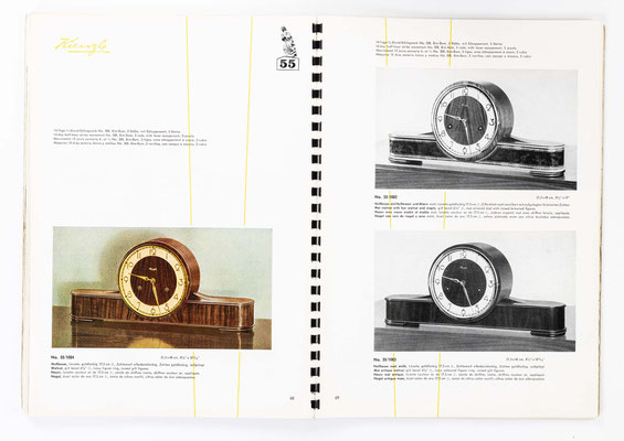 Kienzle Uhrenfabrik Schwenningen, Uhrenkatalog Nummer 153 von 1955, Seite 35