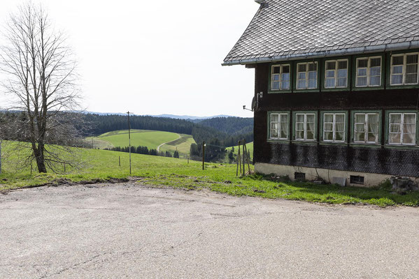 Das Heimatmuseumschwarzwald Pop-up-Museum, der Rohbau des Häuschens