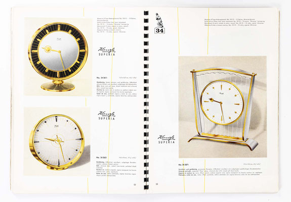 Kienzle Uhrenfabrik Schwenningen, Uhrenkatalog Nummer 153 von 1955, Seite 27