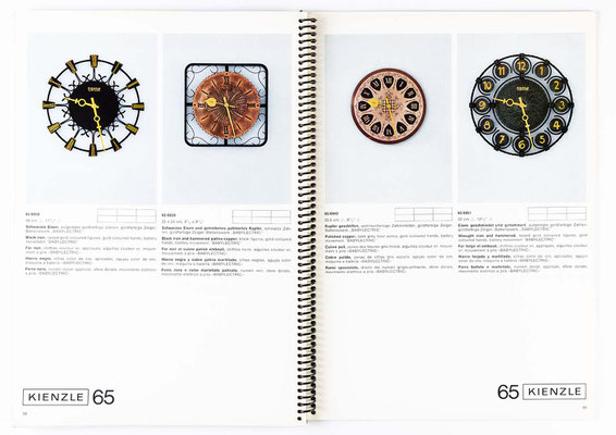Uhrenkatalog der Kienzle Uhrenfabrik Schwenningen, von 1968, Katalognummer 305
