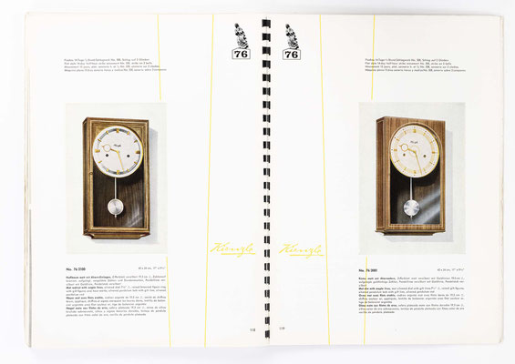 Kienzle Uhrenfabrik Schwenningen, Uhrenkatalog Nummer 153 von 1955, Seite 60