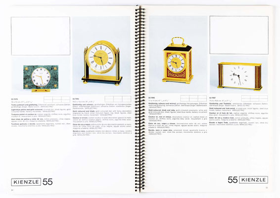 Uhrenkatalog der Kienzle Uhrenfabrik Schwenningen, von 1968, Katalognummer 305