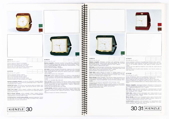 Uhrenkatalog der Kienzle Uhrenfabrik Schwenningen, von 1968, Katalognummer 305