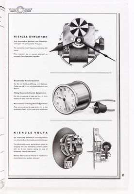 Kienzle Uhrenkatalog Nr. 634, von 1934, Seite 11