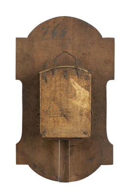 Jockele Uhr von J. Isemann, Eisenbach um 1870, Rückseite