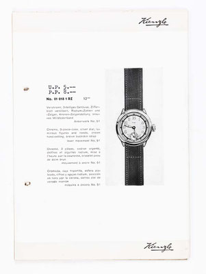 Kienzle Uhrenkatalog für Taschen- und Armbanduhren, Schwenningen, 1939, Seite 32