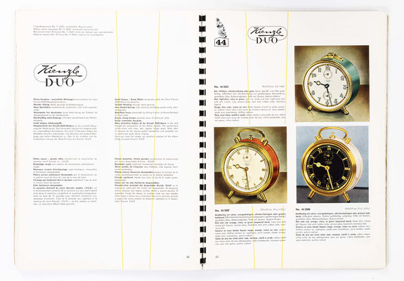 Kienzle Uhrenfabrik Schwenningen, Uhrenkatalog Nummer 153 von 1955, Seite 32