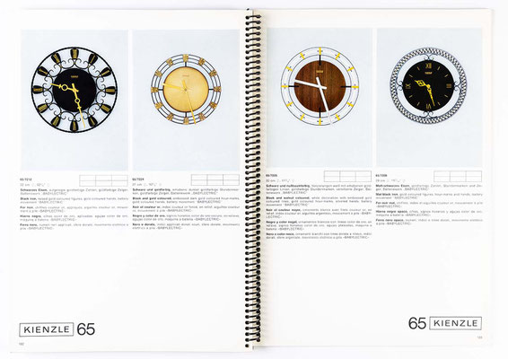 Uhrenkatalog der Kienzle Uhrenfabrik Schwenningen, von 1968, Katalognummer 305