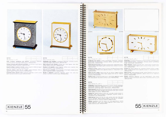 Uhrenkatalog der Kienzle Uhrenfabrik Schwenningen, von 1968, Katalognummer 305