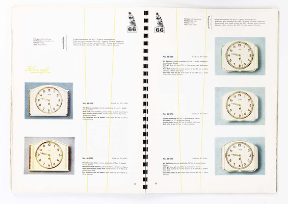 Kienzle Uhrenfabrik Schwenningen, Uhrenkatalog Nummer 153 von 1955, Seite 42