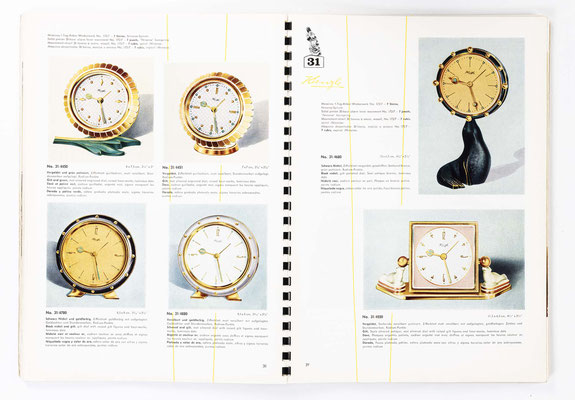 Kienzle Uhrenfabrik Schwenningen, Uhrenkatalog Nummer 153 von 1955, Seite 20