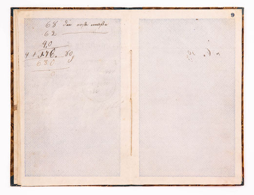 Wanderbuch des Böttchergeselle Heinrich Reinebeck aus Gifhorn, Königreich Hannover 1865
