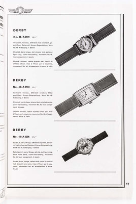 Kienzle Uhrenkatalog Nr. 634, von 1934, Seite 17