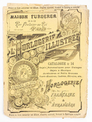 Catalog No 14 Horlogerie Illustree, Maison Furderer