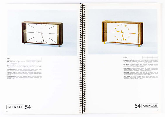 Uhrenkatalog der Kienzle Uhrenfabrik Schwenningen, von 1968, Katalognummer 305