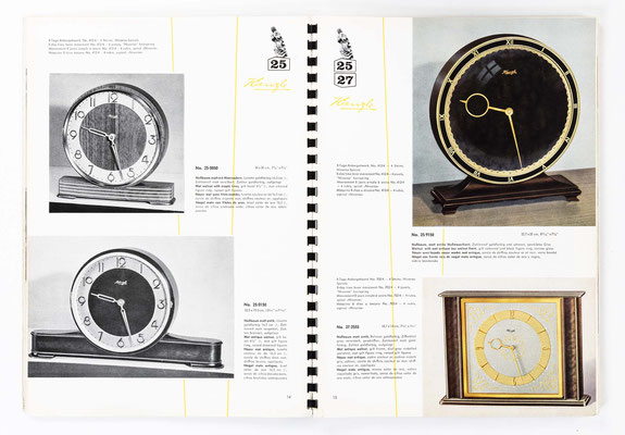 Kienzle Uhrenfabrik Schwenningen, Uhrenkatalog Nummer 153 von 1955, Seite 8