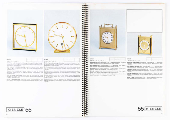 Uhrenkatalog der Kienzle Uhrenfabrik Schwenningen, von 1968, Katalognummer 305