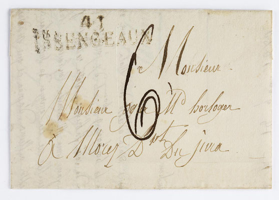 Letter, Louis Ogier Horloger a Morez, 18.07.1825